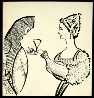 대본 표지 그림 (연도 미상)