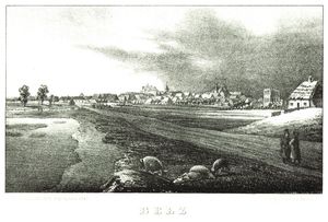 19세기 벨즈 전경, 이 지역에서 가장 오래된 도시 중 하나