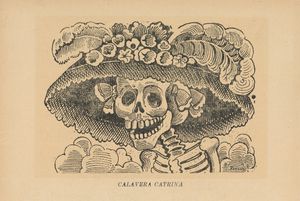 호세 과달루페 포사다의 작품, La Catrina.