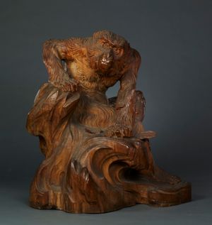 다카무라 코운의 『노원(老猿)』 (1893년)