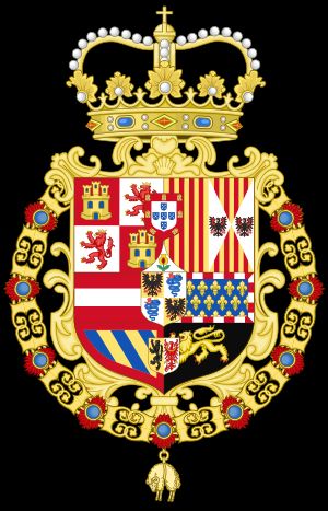 밀라노 공작으로서의 문장 (1665–1700)