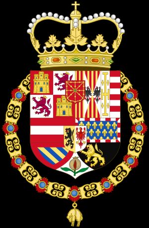 나바라 국왕으로서의 문장 (1665–1700)