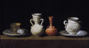 프란시스코 데 수르바란, 보데곤 또는 도자기 항아리가 있는 정물화(1636), 프라도 미술관