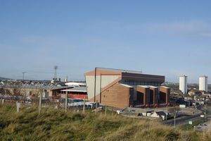 브로드 힐(Broad Hill)에서 바라본 피토드리 스타디움(Pittodrie Stadium)