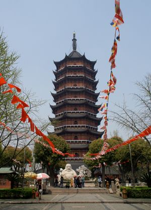 북사탑, 쑤저우, 송나라 시대인 1131년에서 1162년 사이에 건립.