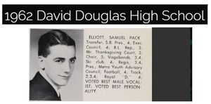 엘리엇의 고등학교 졸업앨범 사진