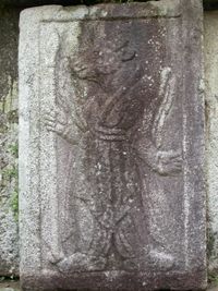 경주 김유신묘 호석에 새겨진 십이지상의 소(丑).