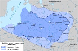 수명(水名)을 통해 추적되는 과거의 발트어파 언어 분포