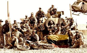 아프가니스탄에 배치된 리투아니아 특수부대 Aitvaras 중대