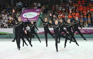 플로어에서의 팀짐 경기