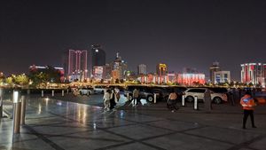 더 에비뉴스의 입구 중 한 곳의 외부 전경