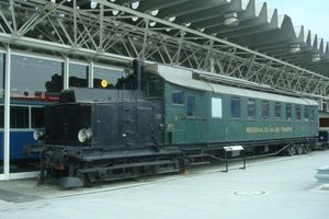 1914년 최초로 운용된 디젤기관차의 복제품