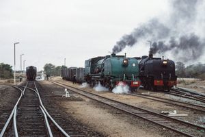 짐바브웨의 가랫 기관차