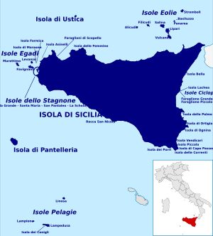 시칠리아섬과 주변 섬