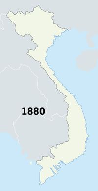 베트남 남북철도의 진행 상황, 1881–1966.