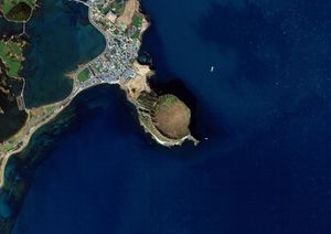 2015년 우주에서 본 성산일출봉