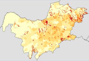 노스웨스트 주의 인구 밀도