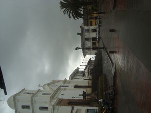 보야카 남동부 과테케(Guateque)의 비 오는 모습