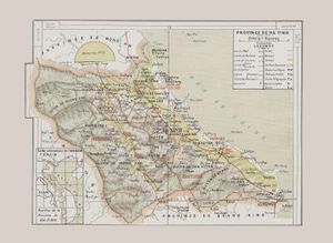 1909년 하띤성 지도
