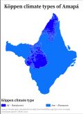 아마파의 쾨펜 기후