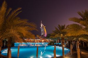 팜 주메이라와 부르즈 알 아랍 전경