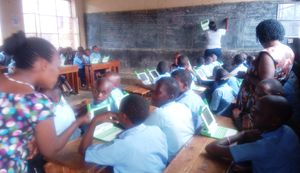 르완다 학교의 OLPC 노트북