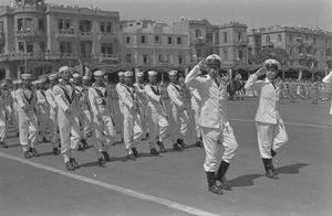 1955년 카이로에서 열린 군사 퍼레이드