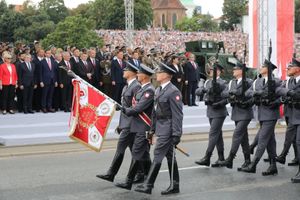 폴란드 공군 의장대의 국군의 날 열병식