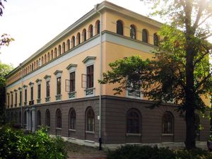 프레드릭 블롬(Fredrik Blom)의 집, 현재 스톡홀름 대학교 중앙 행정부로 사용되고 있음(Experimentalfältet)