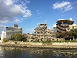 5차 공사에서 철골 도색 및 보강재 보수 공사 진행 (2020년)