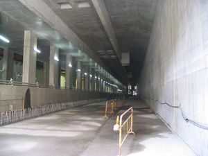 구룡통역 승강장 예정 구역