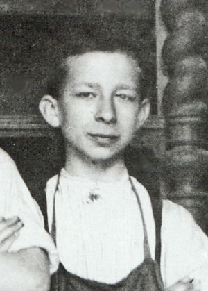 14세의 울브리히트, 목수 견습생 시절