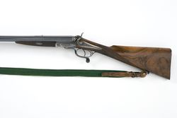 유계두 양발식·잉글리시 전대·스트레이트 그립 사양의 수평이중련총(1890년경)