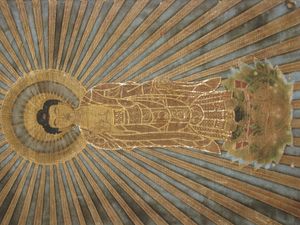 아미타불(Amitābha)이 방편의 법신(Dharma-body of Expedient Means)에 나타난 모습, 일본 회화, 메트로폴리탄 미술관(Metropolitan Museum of Art)