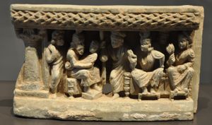 날라카 숫타(Sutta Nipata)에 묘사된 아시타의 예언: 붓다의 위대함을 예측하는 모습, 라이트베르크 박물관