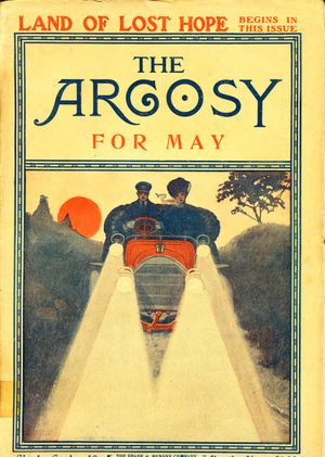 매컬리의 "잃어버린 희망의 땅"은 1908년 5월호 아고시의 표지 기사였다.