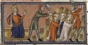 성 시크스트2세의 순교, 14세기