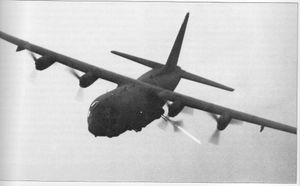 1970년경 라오스 남부의 AC-130