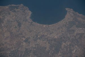 알제 위성 사진