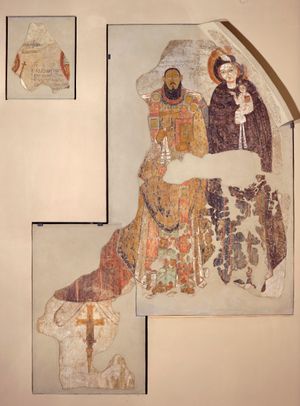 11세기 전반부 파라스(Faras)의 벽화, 바르샤바 국립박물관(National Museum in Warsaw)