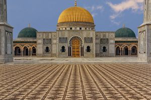 모나스티르에 있는 부르기바의 능묘