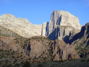 노치 피크(Notch Peak)의 면, 일몰