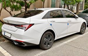 현대 올 뉴 아반떼 후측면