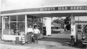 미국 주유소 (1950년대 경)