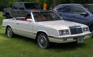 1985년 크라이슬러 르바론(Chrysler LeBaron) 컨버터블