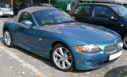 BMW Z4(전기형) 정측면