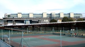 오이즈미JCT 부근 연장 공사(2023년 1월 17일)