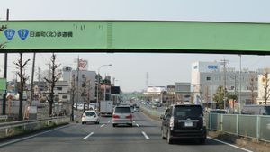 국도 17호선과 중복 구간 (신다이묘우 바이패스)(사이타마현 사이타마시 기타구 니신정)