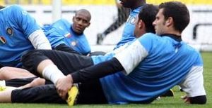 2010년 인터 밀란에서 훈련 중인 모타