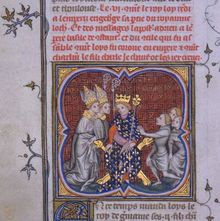 영토를 요구하는 세 아들과 루트비히 독일인왕